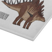 Kentrosaurus cartoon illustratie snijplank (Hoek)