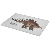 Kentrosaurus cartoon illustratie snijplank (Hoek)