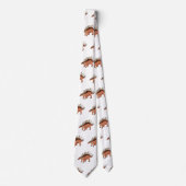 Kentrosaurus cartoon illustratie stropdas (Voorkant)
