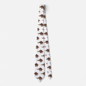 Kentrosaurus cartoon illustratie stropdas (Voorkant)