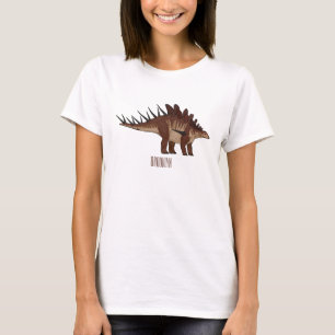 Kentrosaurus cartoon illustratie t-shirt
