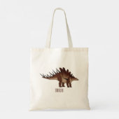 Kentrosaurus cartoon illustratie tote bag (Achterkant)