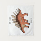 Kentrosaurus cartoon illustratie wandkleed (Voorkant)