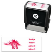 Kentrosaurus cartoon illustratie  zelfinktende stempel (In situ)