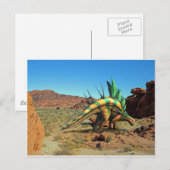 Kentrosaurus Dinosaur Briefkaart (Voorkant / Achterkant)