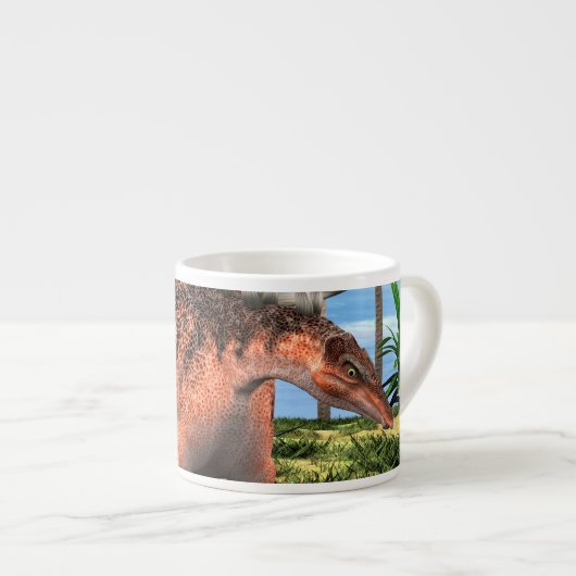 Kentrosaurus Dinosaur Jungle Prehistorische Kunst Espresso Kop (Voorkant rechts)