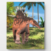 Kentrosaurus Dinosaur Jungle Prehistorische Kunst Fotoplaat (Voorkant)