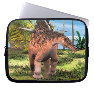 Kentrosaurus Dinosaur Jungle Prehistorische Kunst Laptop Sleeve