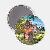 Kentrosaurus Dinosaur Jungle Prehistorische Kunst Magneet (Voorkant / Achterkant)