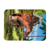 Kentrosaurus Dinosaur Jungle Prehistorische Kunst Magneet (Horizontaal)