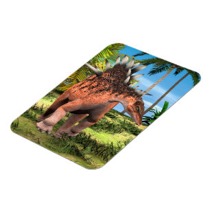 Kentrosaurus Dinosaur Jungle Prehistorische Kunst Magneet