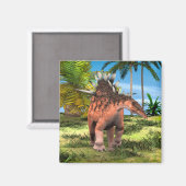 Kentrosaurus Dinosaur Jungle Prehistorische Kunst Magneet (Voorkant / Achterkant)