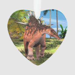 Kentrosaurus Dinosaur Jungle Prehistorische Kunst Ornament