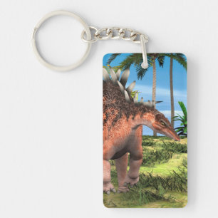 Kentrosaurus Dinosaur Jungle Prehistorische Kunst Sleutelhanger