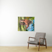 Kentrosaurus Dinosaur Jungle Prehistorische Kunst Wandkleed (In Situ (horizontaal))