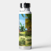 Kentrosaurus Dinosaur Jungle Prehistorische Kunst Waterfles (Rechts)