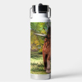 Kentrosaurus Dinosaur Jungle Prehistorische Kunst Waterfles (Voorkant)