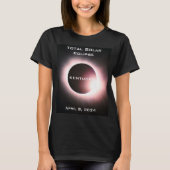 KENTUCKEY Totale zonsverduistering 8 april 2024 T-shirt (Voorkant)