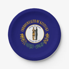 Kentuckian Flag, Flag of Kentucky Papieren Bordje