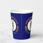 Kentuckian Flag & Seal, Flag of Kentucky Papieren Bekers (Rechts)
