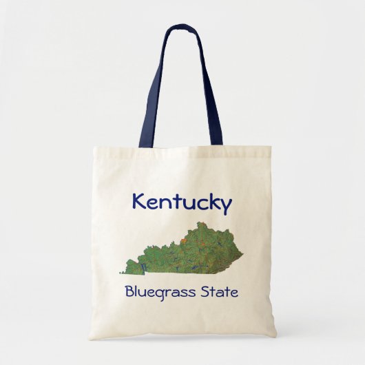 Kentuckian Map Bag Tote Bag (Voorkant)