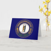 Kentuckian Seal, Kentucky Kaart (Gele Bloem)