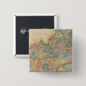Kentucky 11 vierkante button 5,1 cm (Voorkant /achterkant)