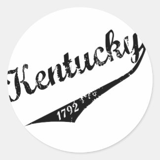Kentucky 1792 ronde sticker