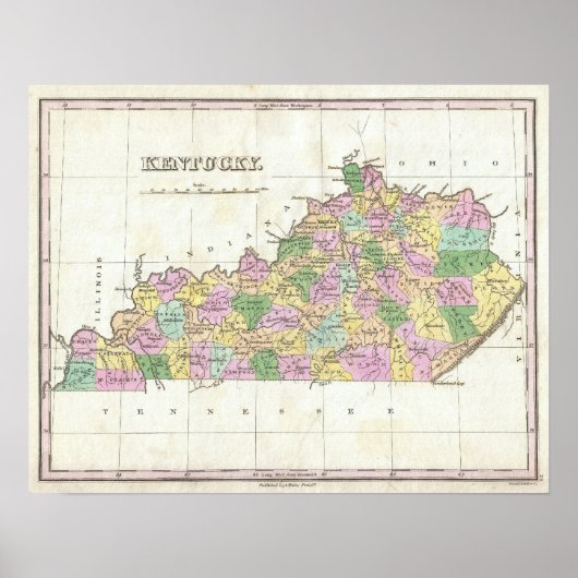  Kentucky (1827) Poster (Voorkant)