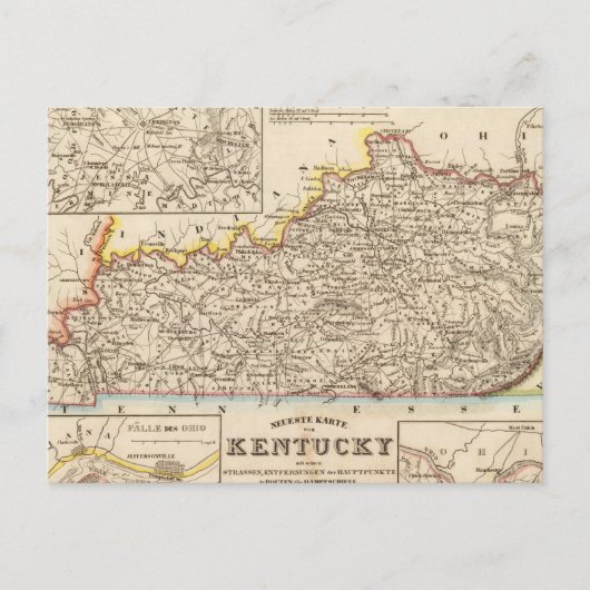 Kentucky 4 briefkaart (Voorkant)