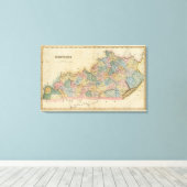 Kentucky 5 canvas afdruk (Insitu (Houten vloer))