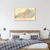 Kentucky 5 canvas afdruk (Insitu (Slaapkamer))