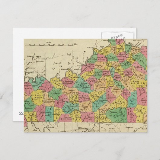 Kentucky 6 briefkaart (Voorkant / Achterkant)