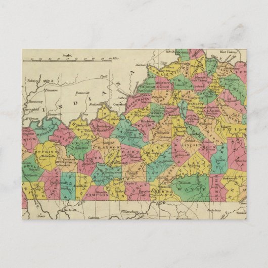 Kentucky 6 briefkaart (Voorkant)