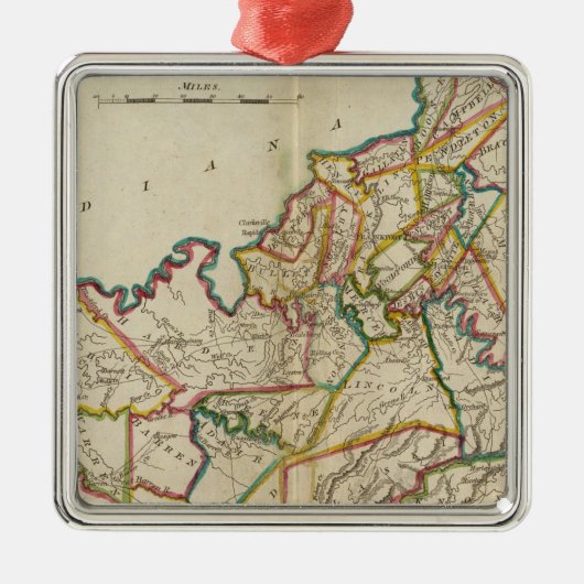 Kentucky 6 metalen ornament (Voorkant)