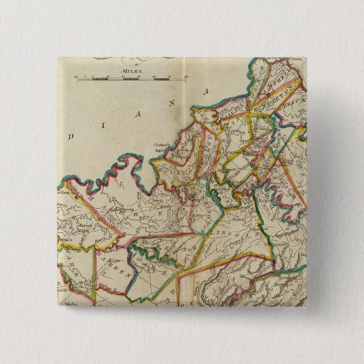 Kentucky 6 vierkante button 5,1 cm (Voorkant)