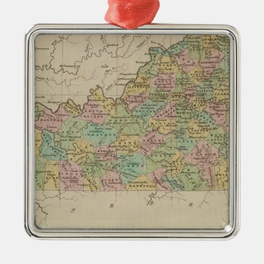 Kentucky 8 metalen ornament (Voorkant)