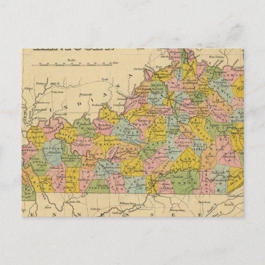 Kentucky 9 briefkaart (Voorkant)