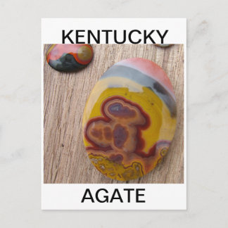 Kentucky Agate voor rockhounds Briefkaart