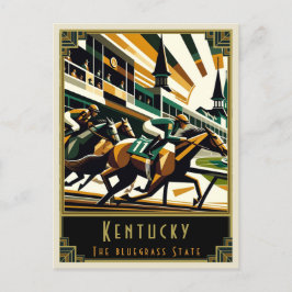 Kentucky | Art. Deco Briefkaart