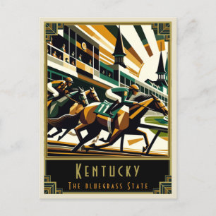 Kentucky   Art. Deco Briefkaart