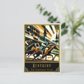 Kentucky | Art. Deco Briefkaart (Staand voorkant)