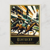 Kentucky | Art. Deco Briefkaart (Voorkant)