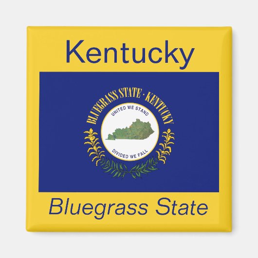 Kentucky banner magneet (Voorkant)