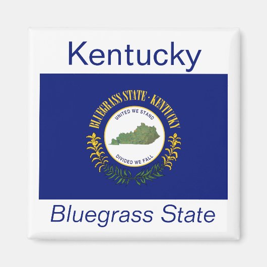 Kentucky banner magneet (Voorkant)