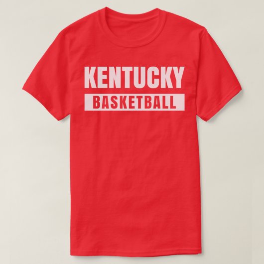 Kentucky Basketball T-shirt (Design voorkant)