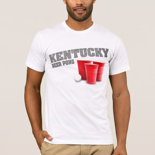 Kentucky Beer Pong T-Shirt (Voorkant)