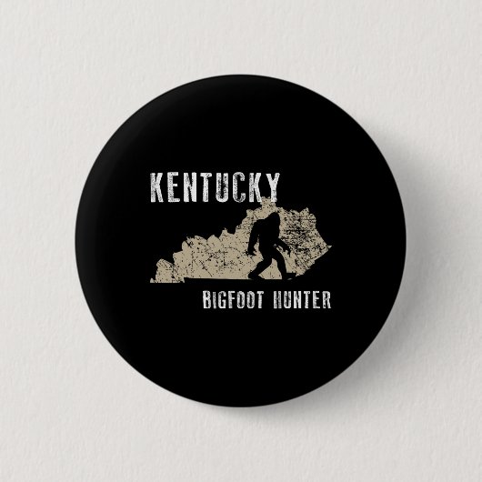 Kentucky Bigfoot Hunter Ronde Button 5,7 Cm (Voorkant)