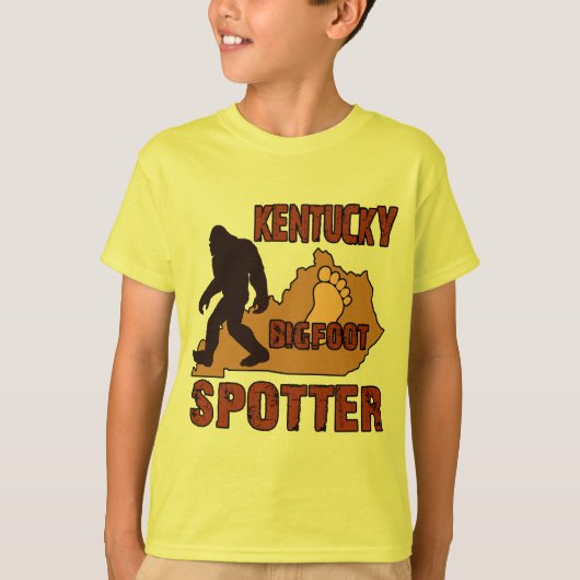 Kentucky Bigfoot Spotter T-shirt (Voorkant)