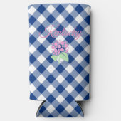 Kentucky blauwe gingham coozie (Voorkant)